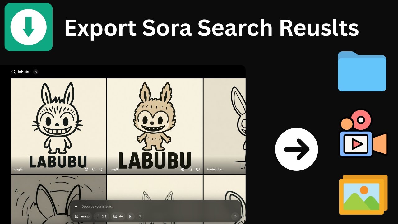 How to bulk export Sora search results?