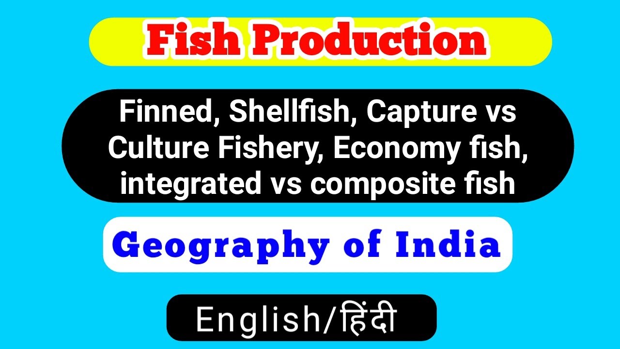 Fish production | मछली उत्पादन |Agriculture | Geography of India