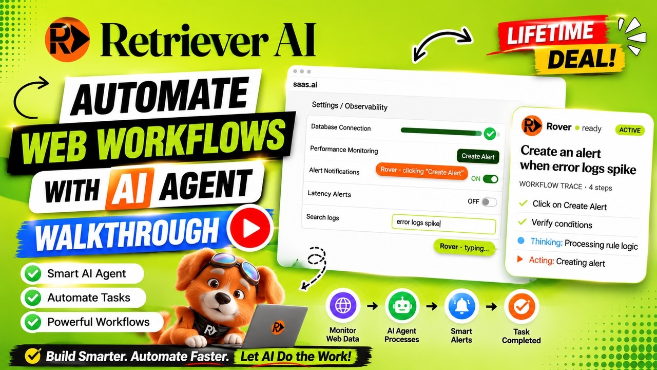 Retriever AI AppSumo Lifetime Deal & Full Walkthrough -AI Agent for Lead Generation & Web Automation
