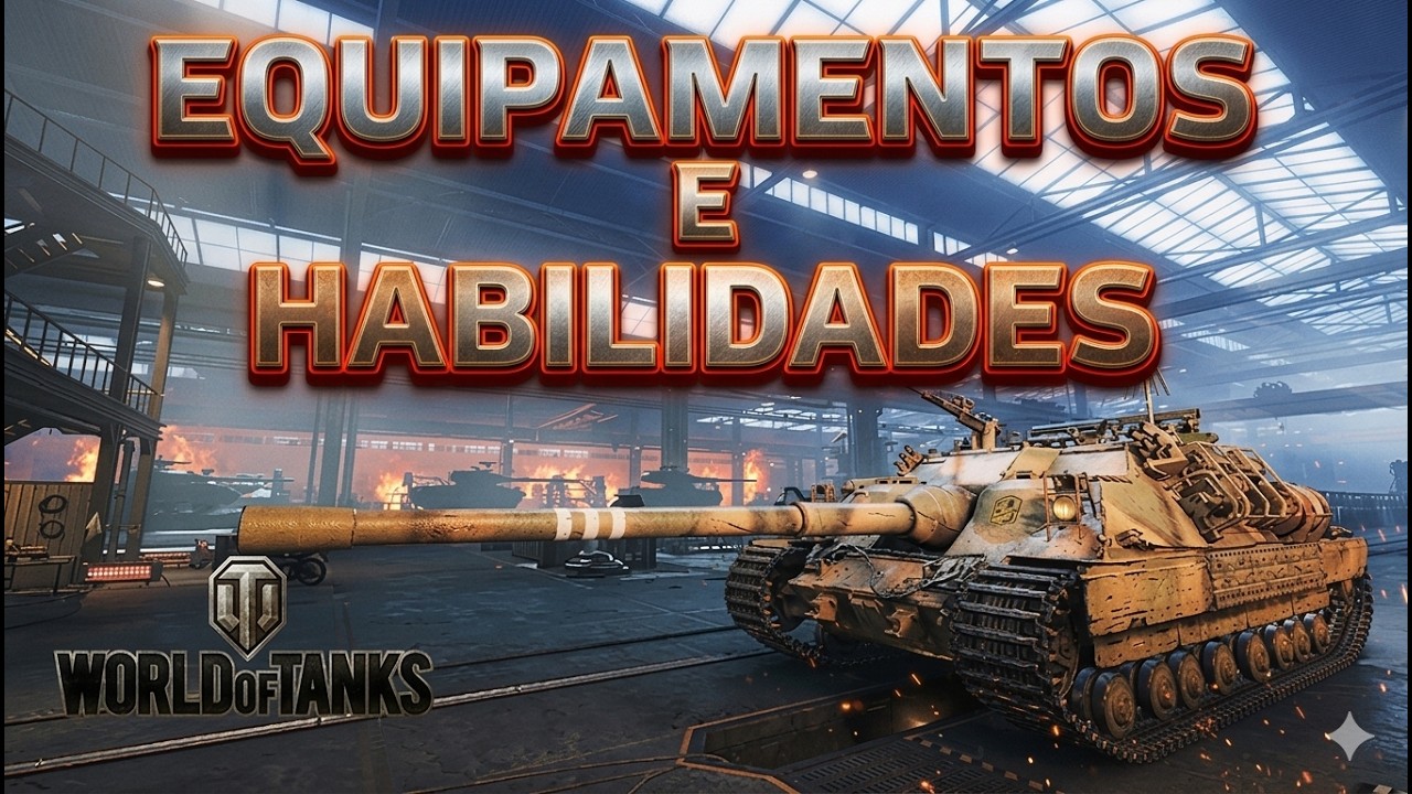 Equipamentos e Habilidades da Tripula&ccedil;&atilde;o para seu Ca&ccedil;a Tanque - World of Tanks