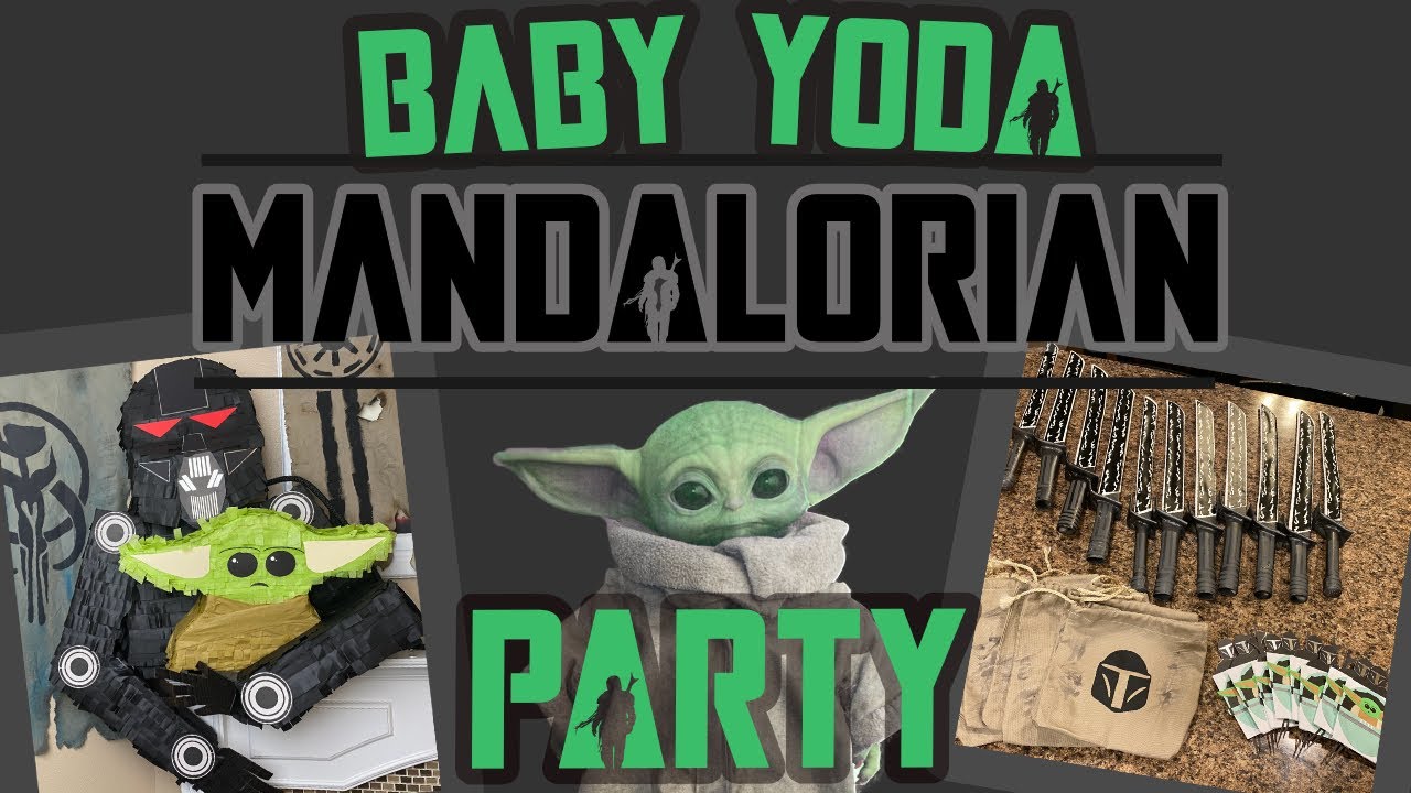 7 BABY YODA Party Ideas // Mandalorian Birthday Party