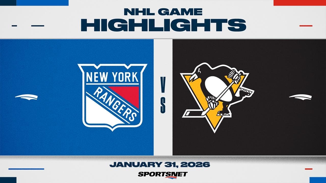 NHL Highlights | Rangers vs. Penguins - January 31, 2026