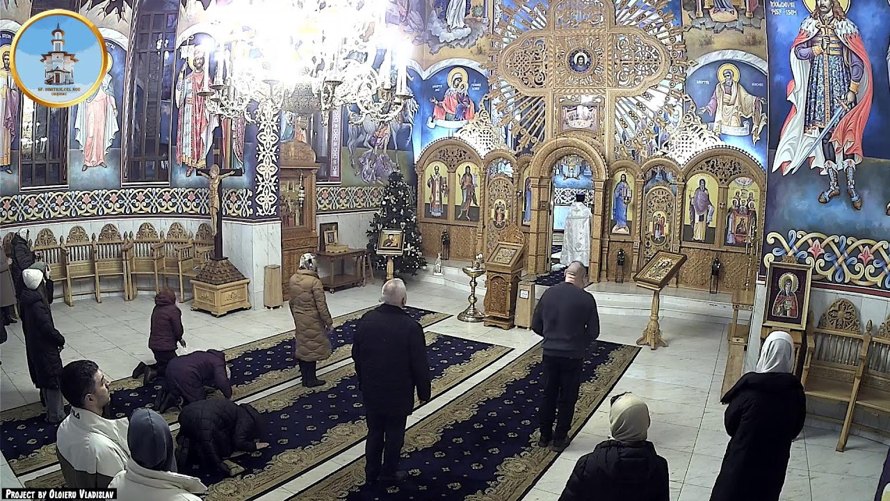 Slujba Privegherii în cinstea Praznicului Nașterii Domnului nostru Iisus Hristos.