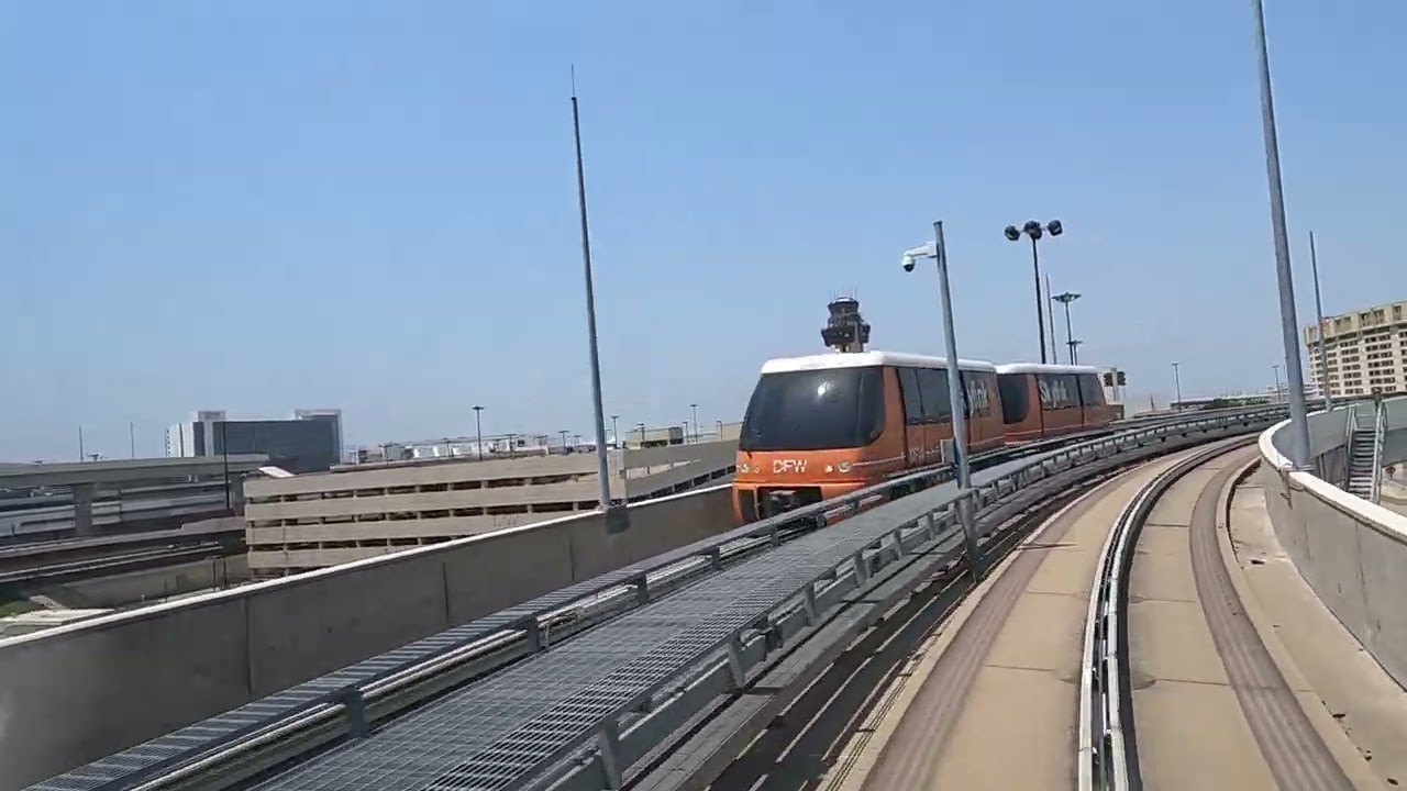 Dallas/Fort Worth International Airport (DFW) Skylink Train Ride