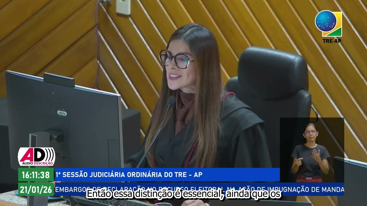 (ACESSIBILIDADE LIBRAS, LEGENDAS E AUDIODESCRIÇÃO) 1ª SESSÃO JUDICIÁRIA ORDINÁRIA - 21.01.2026