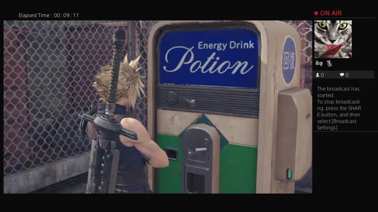 Miss Cannabis , smokin n chillin n gaming....Final Fantasy 7 Remake!