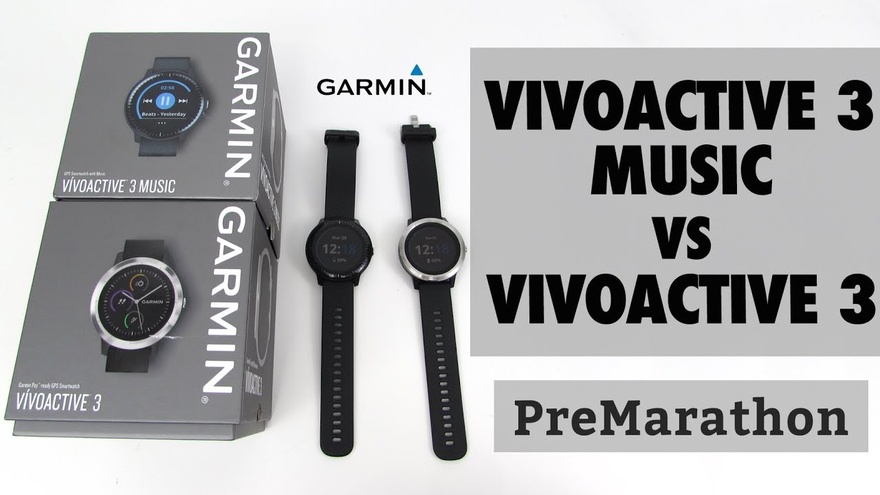 Garmin Vivoactive 3 Music vs Vivoactive 3