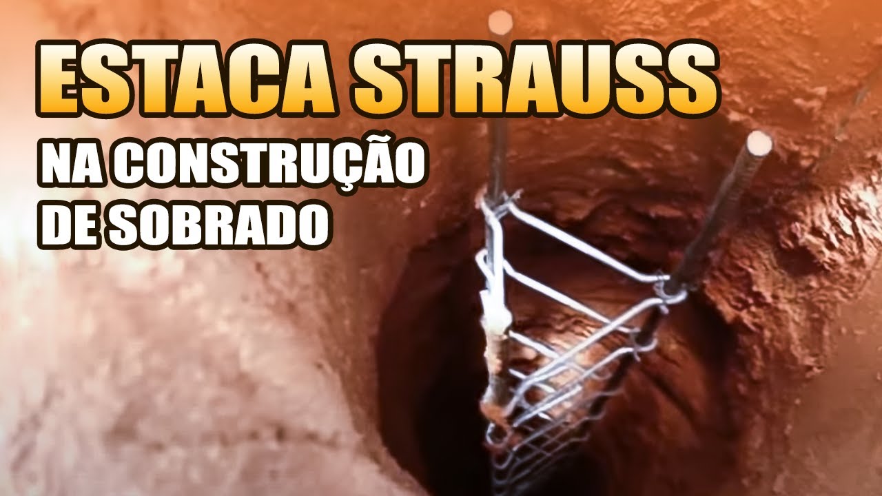 BATE ESTACA STRAUSS. CONSTRUÇÃO DE SOBRADO PARTE 3