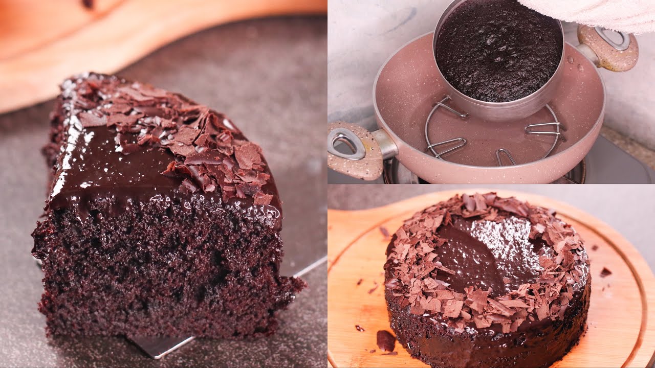 CHOCOLATE STEAM CAKE | EGGLESS AND WITHOUT OVEN |  EASY STEAM CAKE | N'Oven Foods