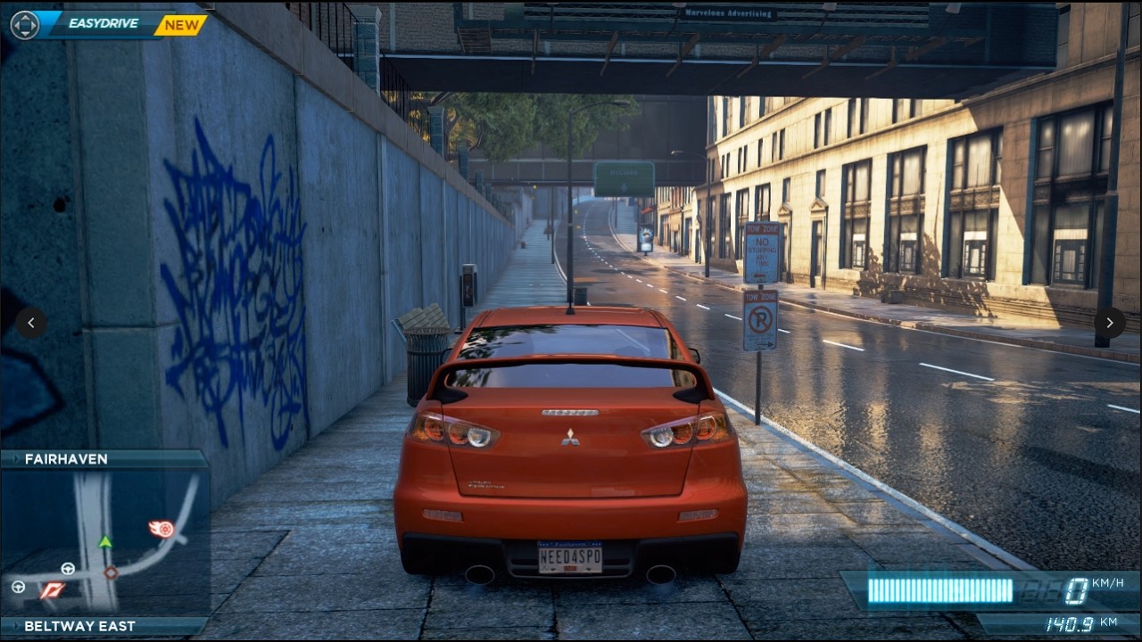 Mitsubishi Lancer Evo X vs Cops | NFS MW 2012 High Speed Escape