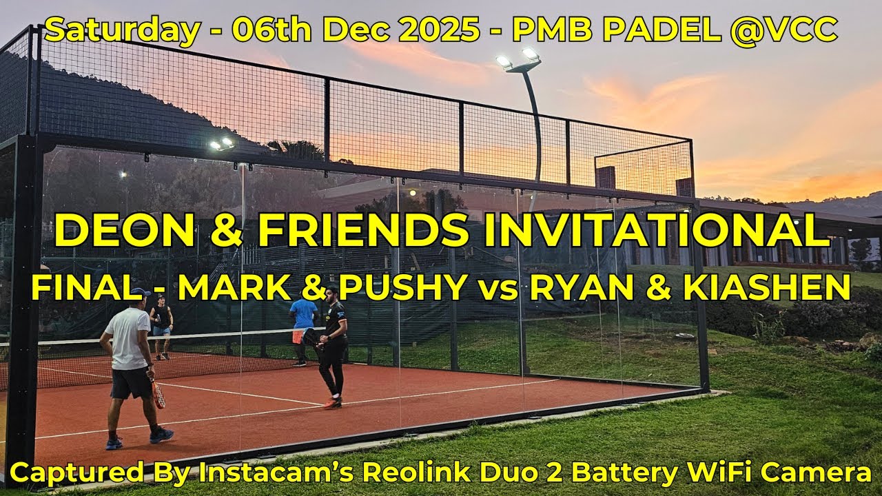 DEON & FRIENDS PADEL TOURNAMENT - GRAND FINAL - MARK & PUSHY vs RYAN & KIASHEN