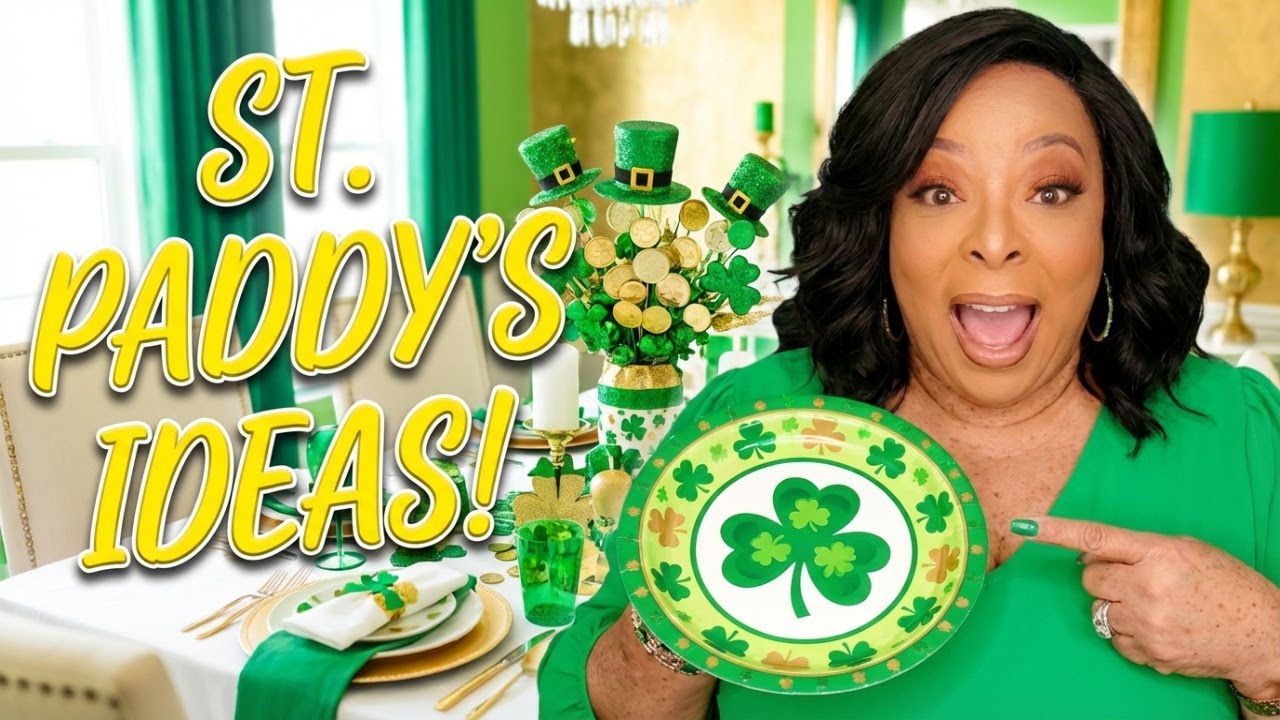 St. Patrick's Day Tablescape Ideas 🍀