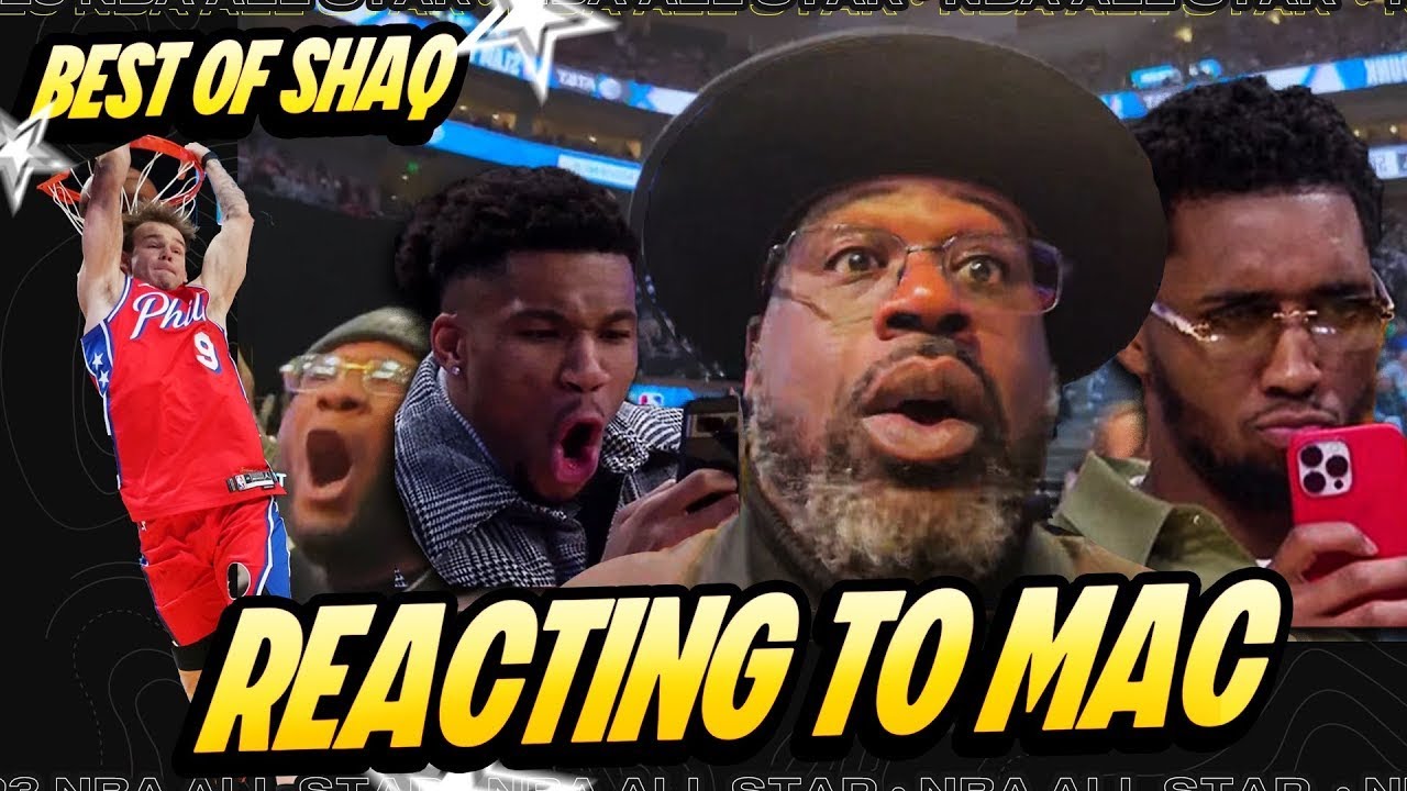 SHAQ REACTS TO EVERY MAC MCCLUNG DUNK! BEST OF SHAQ CAM 2023 