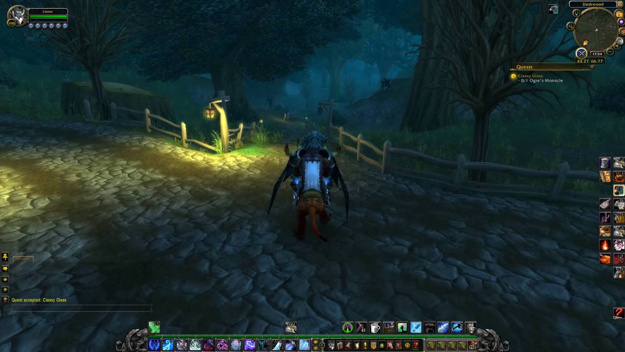 Classy Glass Quest ID 26685 Playthrough Duskwood