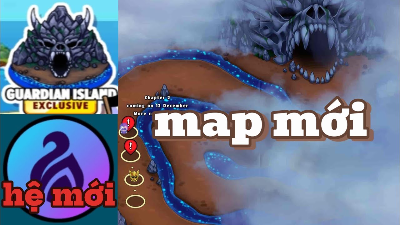 dynamons world : guardian island tập 1 : chính thức cập nhật map mới và hệ sắp cập nhật