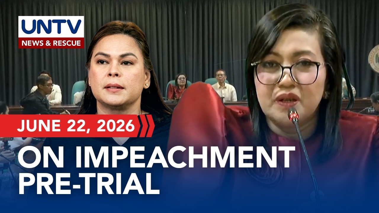 LIVE: Updates on Impeachment Pre-Trial Conference I June 22, 2026