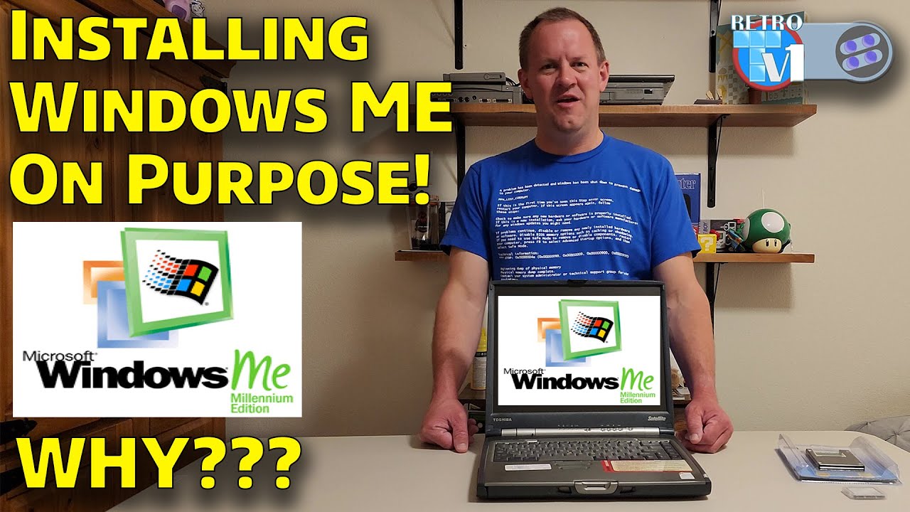 I Installed Windows ME on PURPOSE on an Incredible Retro Gaming Laptop!!!