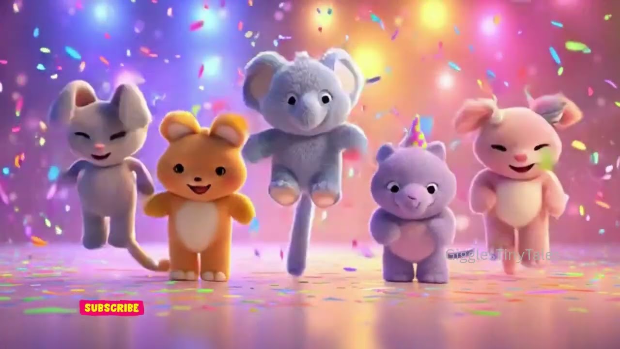 Billi Ki Tail Hui Rainbow 🌈🐱 | Funny Cat Song for Kids @GigglesTinyTales