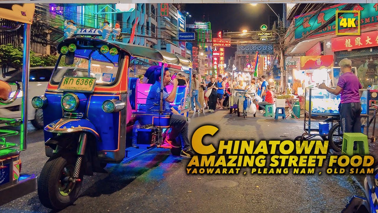 Bangkok's Chinatown Amazing street food! and shopping place!(April 2024)