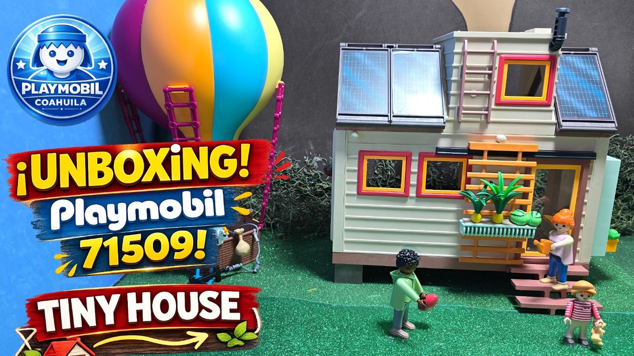 “¡UNBOXING Playmobil 71509! 🏡 ¿Qué trae esta Tiny House?”