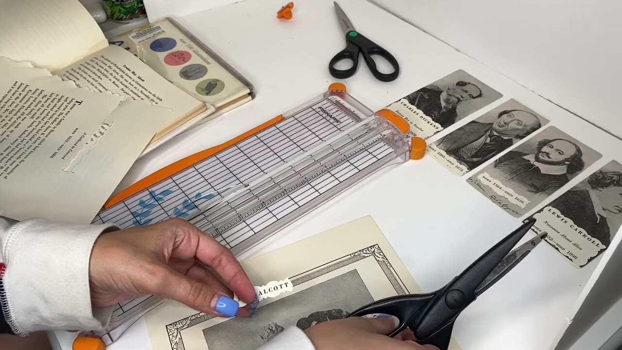 ASMR Bookmark Paper Crafting-No Talking-TV Background Noise