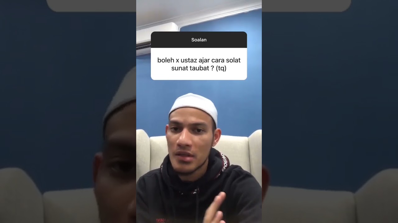 Ustaz Adnin - Cara solat sunat taubat