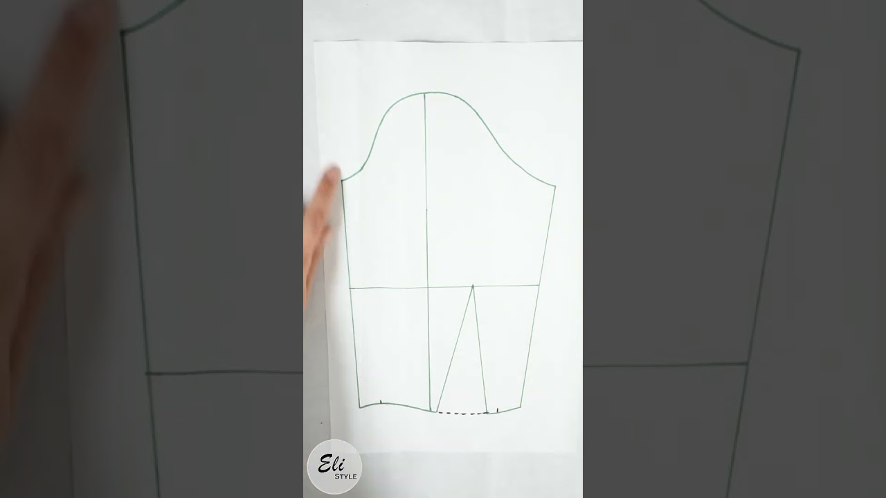Patternmaking Tip| Easy Way To Eliminate Sleeve Dart