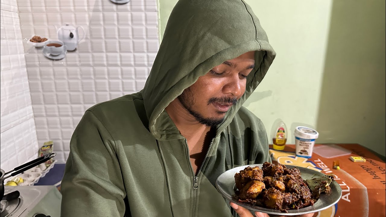 BACHELOR’S COOKING SKILLS🍗🧑🏽‍🍳|#chickencurry#chickenrecipes#bbqchicken