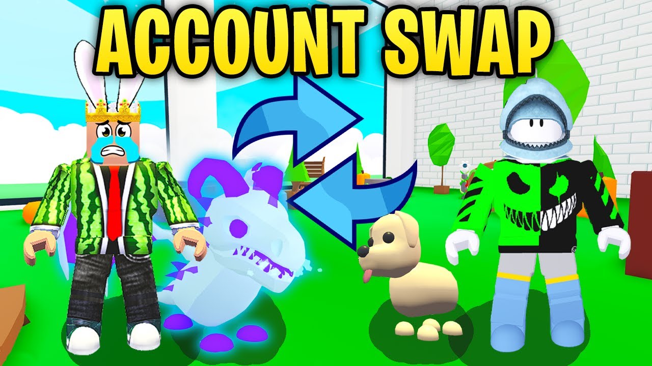 I GAVE MY ACCOUNT TO A POOR NOOB.......(Adopt Me Roblox)