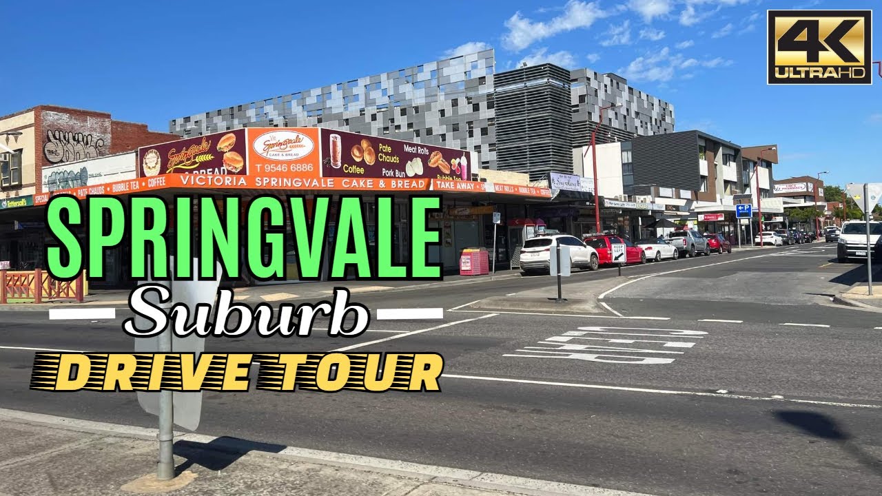 🇦🇺[4K] DRIVE TOUR AUSTRALIA - Driving around Springvale Suburb | VIC | Australia🚘