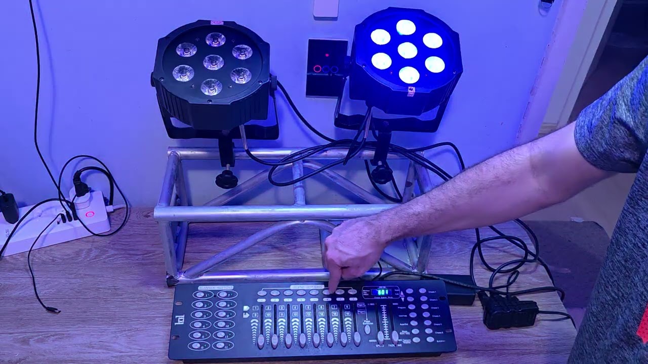 Mesa DMX - Função chase: como utilizar