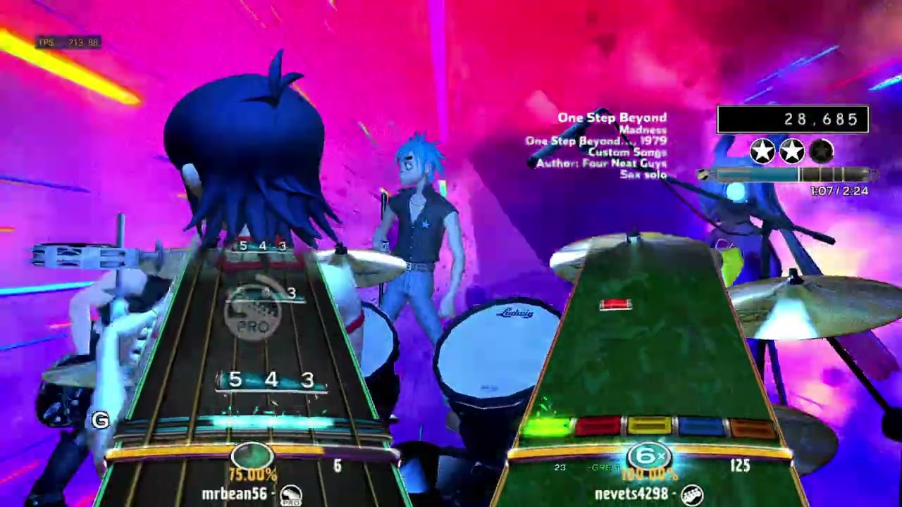 [2p] One Step Beyond (1979) by Madness - Bass Gold Rock Band 3 Deluxe RPCS3