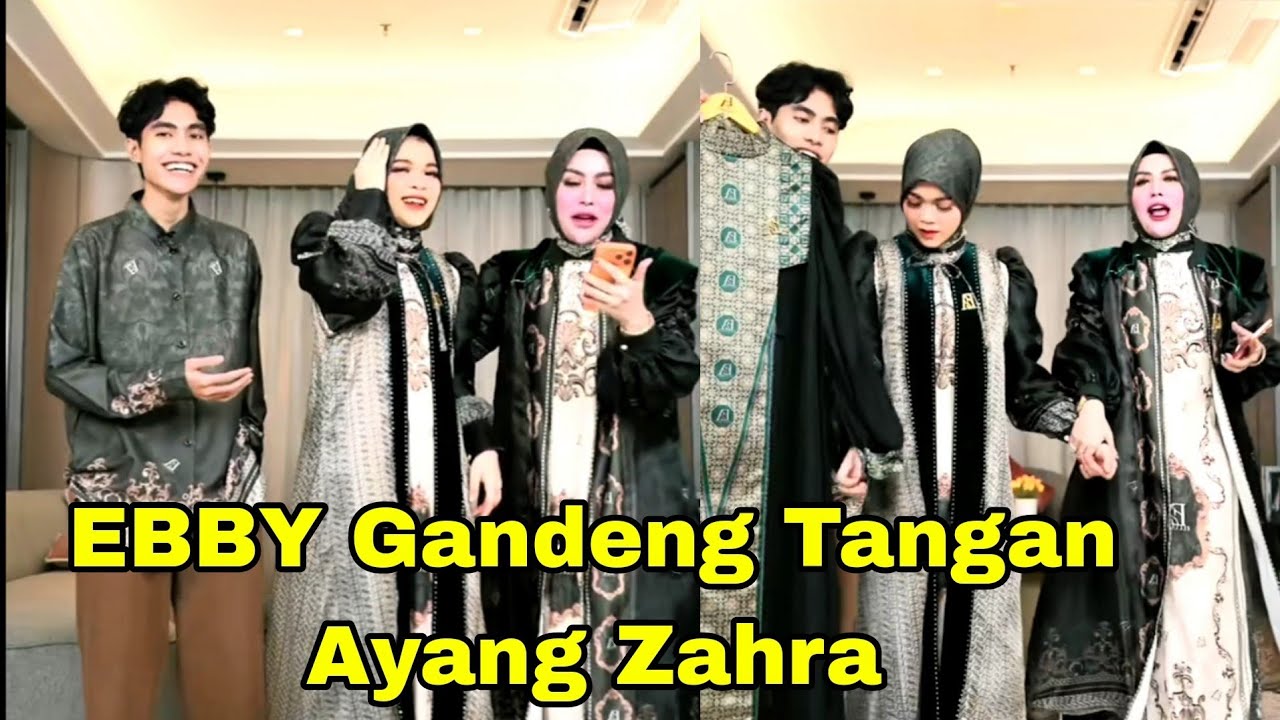 EBBY GANDENG TANGAN ZAHRA PASANG CINCIN