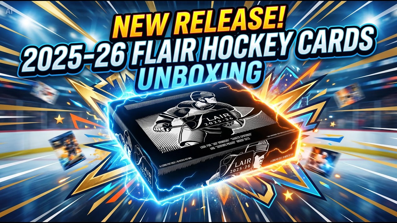 NEW RELEASE! 2025-26 FLAIR UPPER DECK HOCKEY CARDS UNBOXING