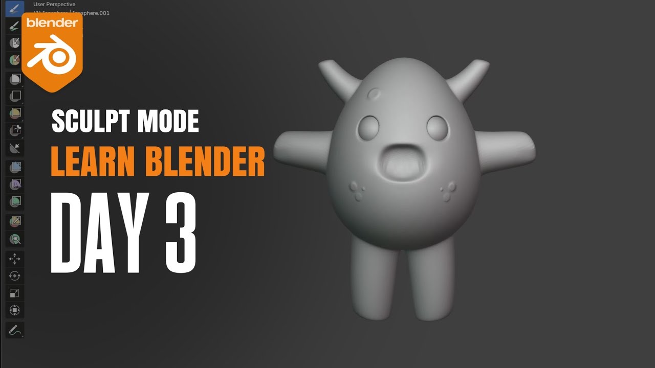 Blender 5.0 Beginner Tutorial 2026 | Chapter 3 Sculpt Mode (Hindi)