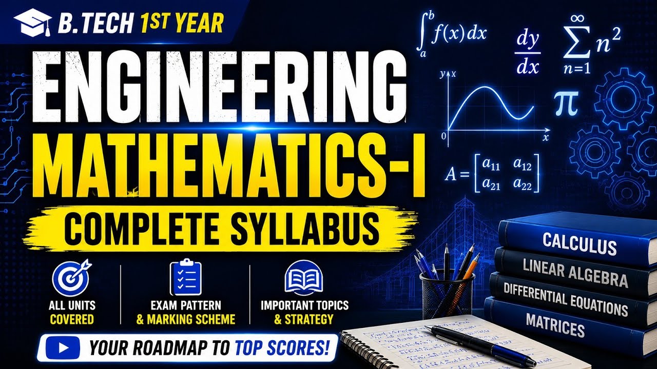 BPUT Mathematics-I Complete Syllabus Explained | 1st Semester | B.Tech 1st Year 2026-27