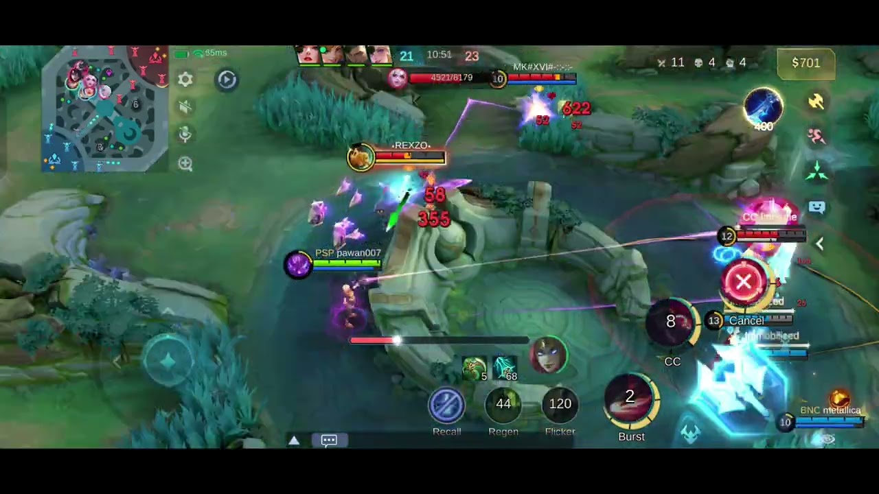 Ixia best built against esmeralda mlbb