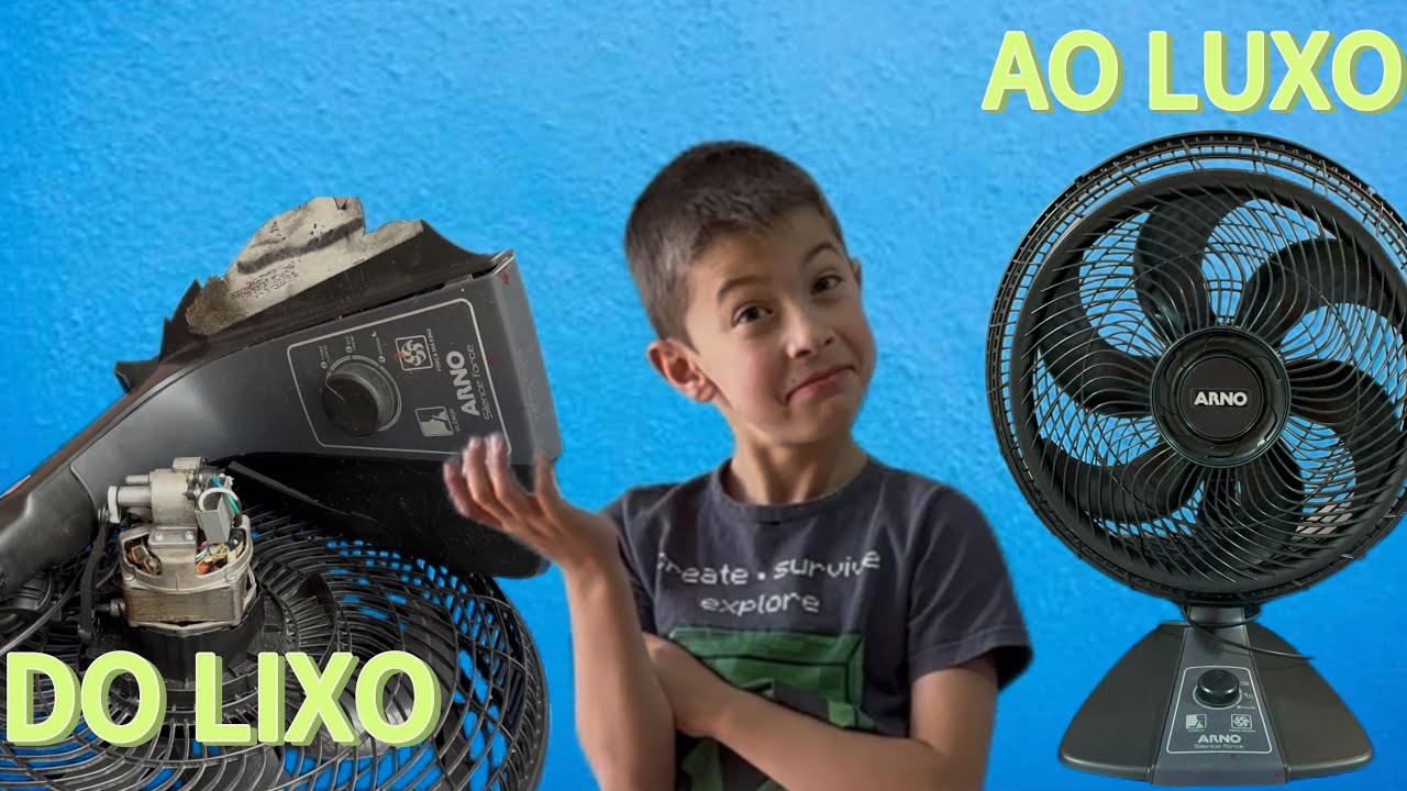 RESTAURAÇÃO do ventilador ARNO SILENCE FORCE 