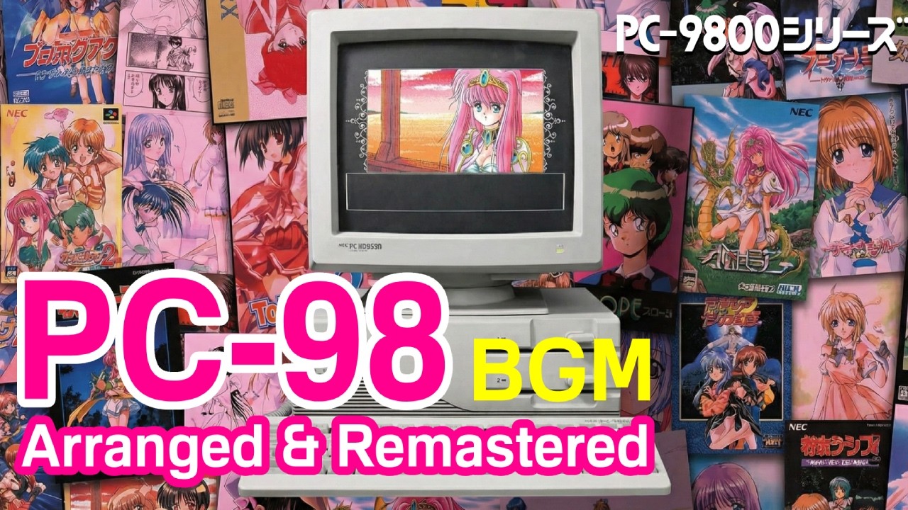PC-98 Arranged & Remastered OST Mix 🌸 1 Hour of Game Music for Study & Code [BGM]