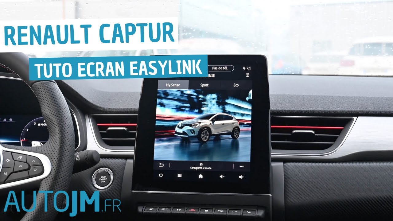 Tuto écran central EasyLink Renault Captur