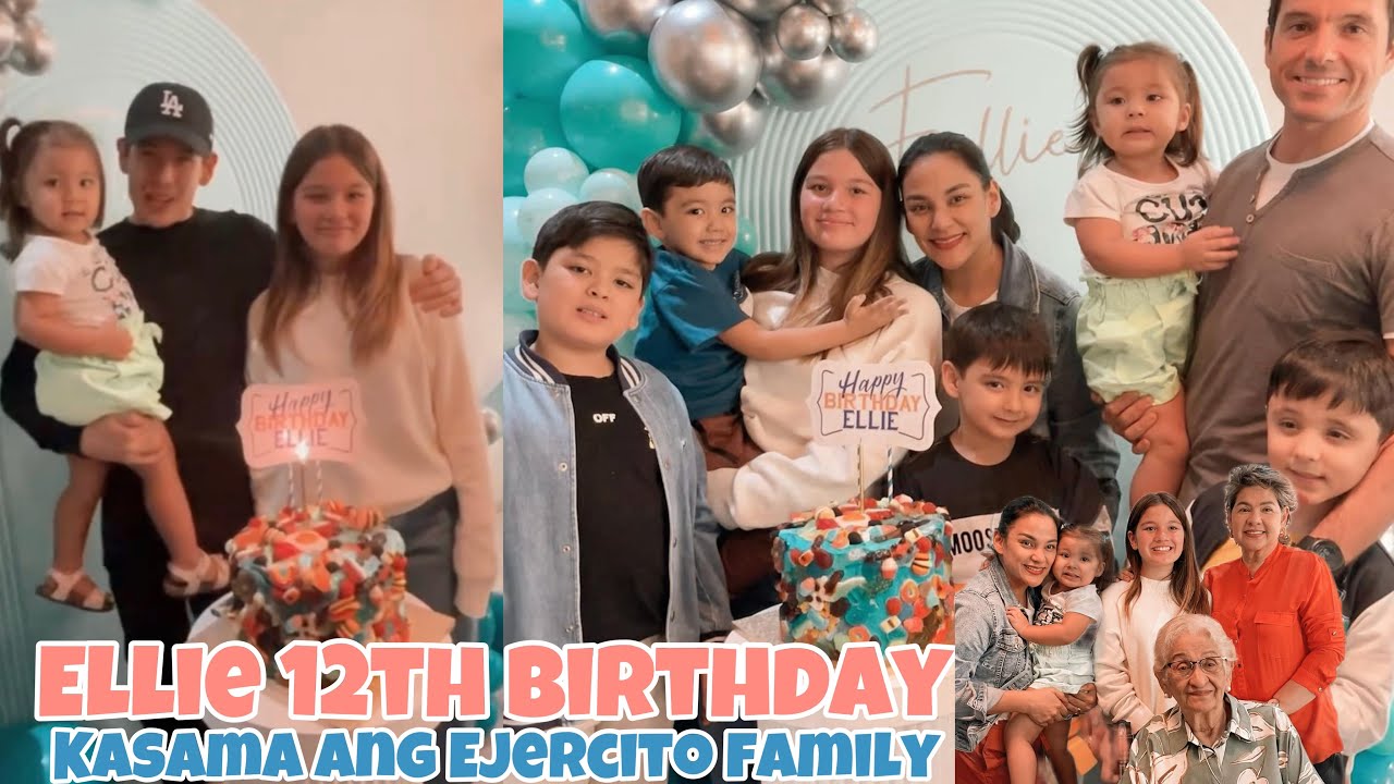 ELLIE EJERCITO 12TH BIRTHDAY CELEBRATION KASAMA ANG EJERCITO FAM  NAGBIRTHDAY BAGO UMUWI NG SIARGAO