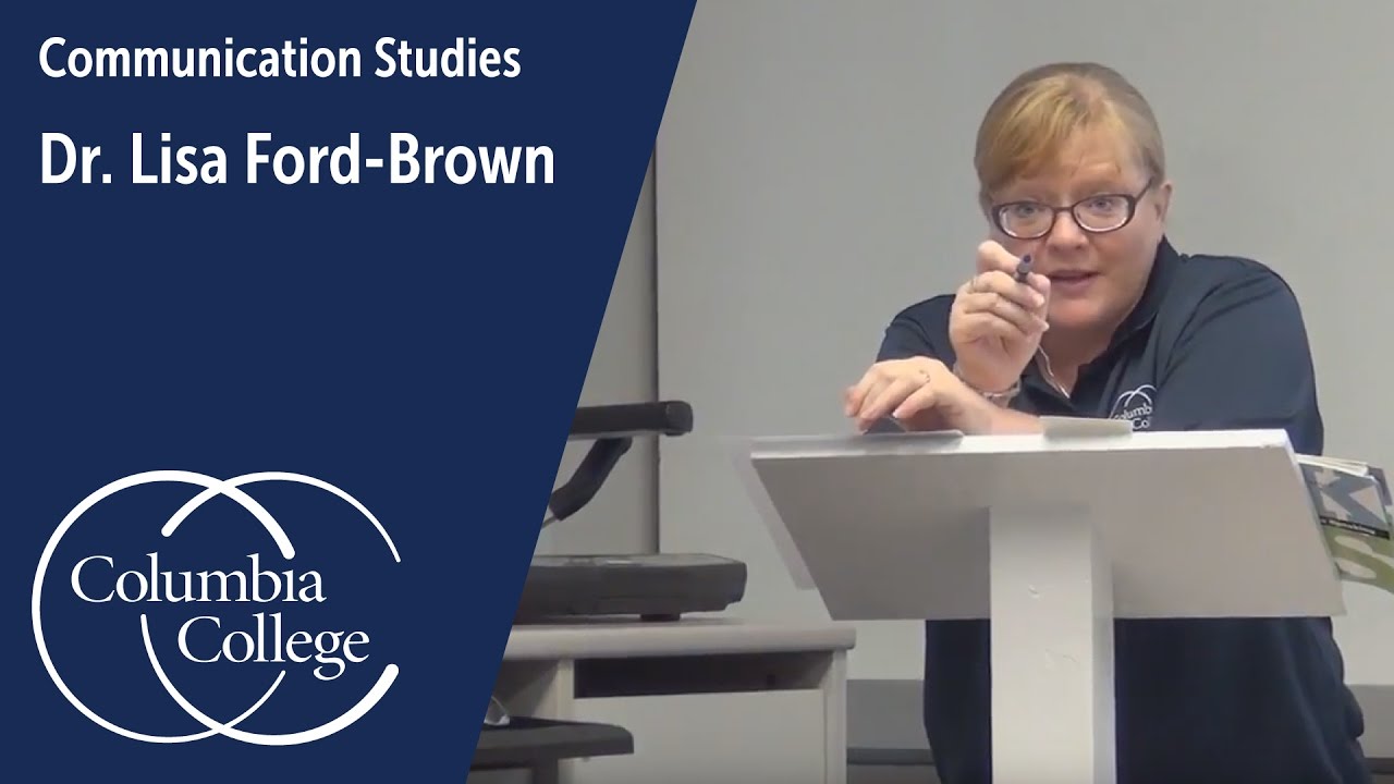 Dr. Lisa Ford-Brown: Associate Professor of Communication Studies, Columbia College
