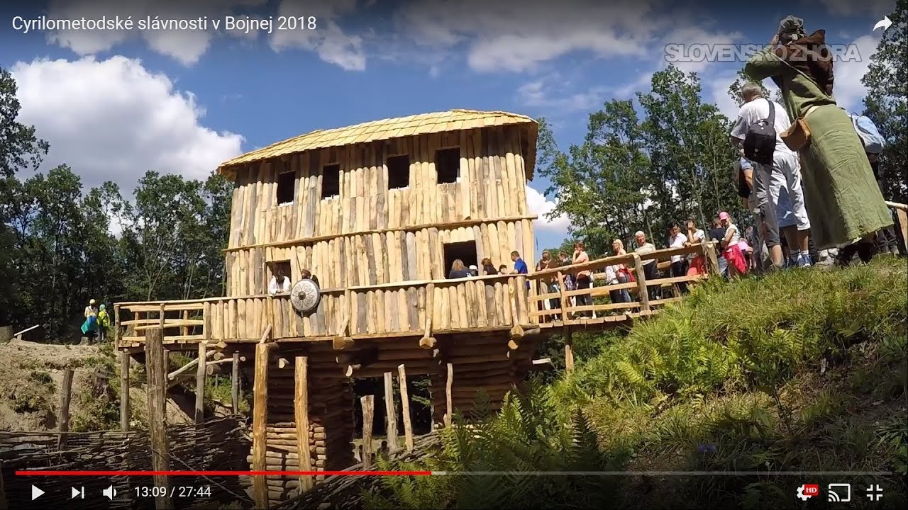 Cyrilometodské slávnosti v Bojnej - Hradisko Bojná - Valy
