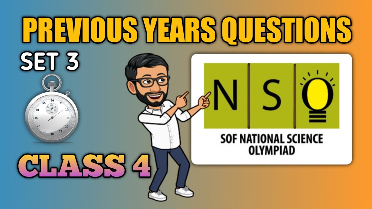 NSO QUIZ 3 | CLASS 4 | National Science Olympiad Practice Set 3 #nso