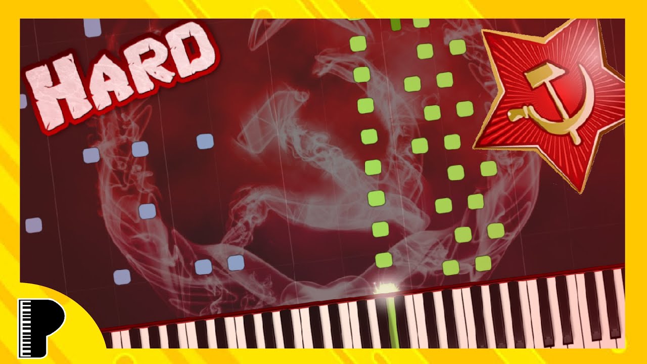 Soviet March Red Alert 3| Piano Tutorial | Hard | Piano Cover