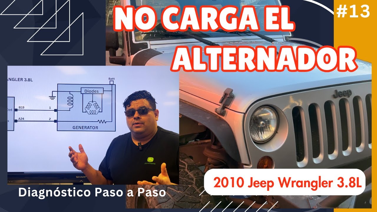 #13 Primezone | 2010 Jeep Wrangler 4.0L | No carga el alternador ni con alternador nuevo