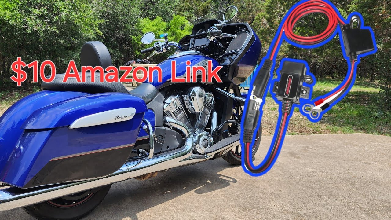 Installing a USB charger port on my Indian Challenger or any motorcycle