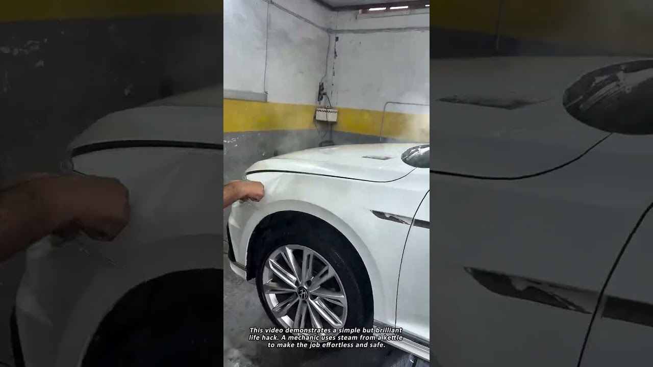 Simple Trick for Removing Car Protective Film