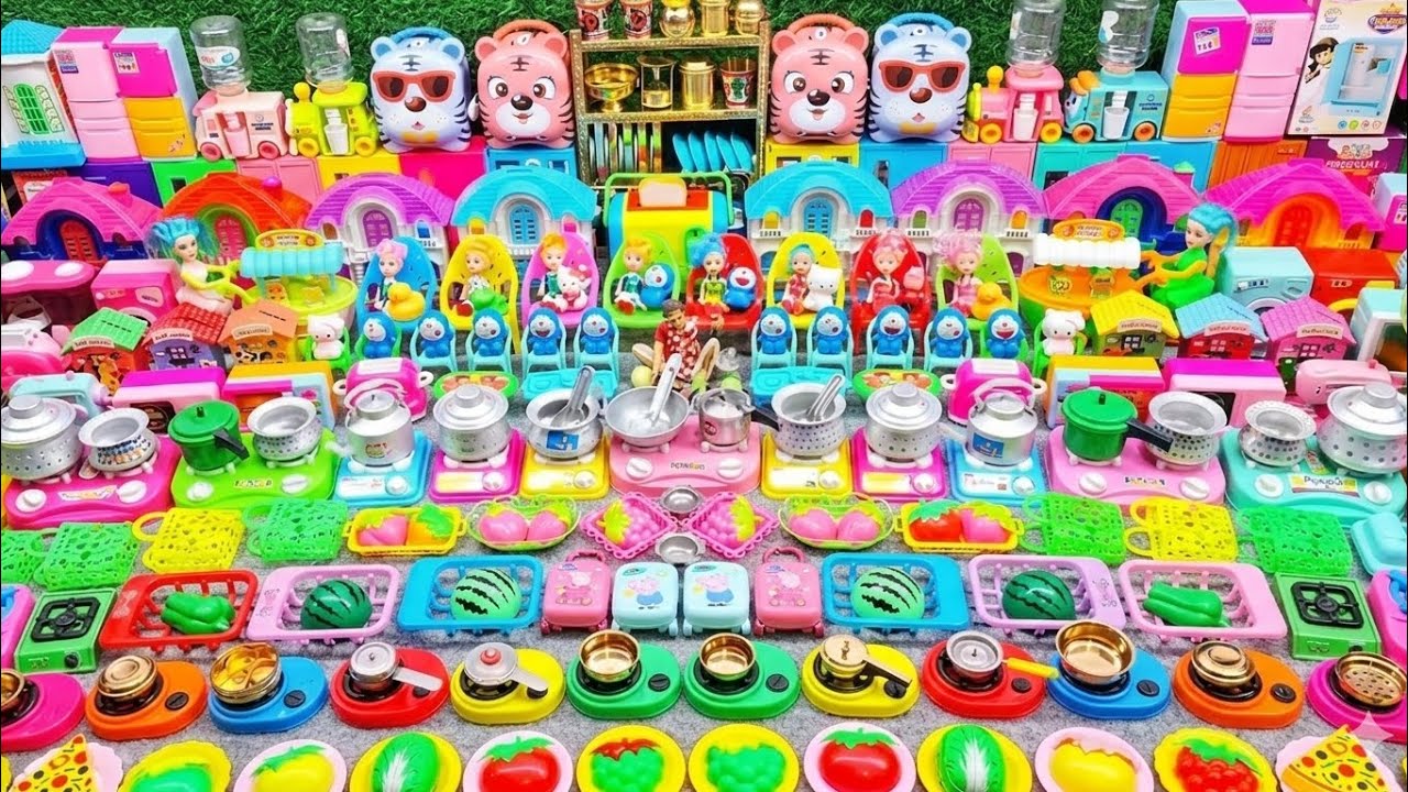 7:18 Minutes Satisfying with UnboxingHello Kitty Kitchen Set | UnboxingMiniature Kitchen Set ASMR