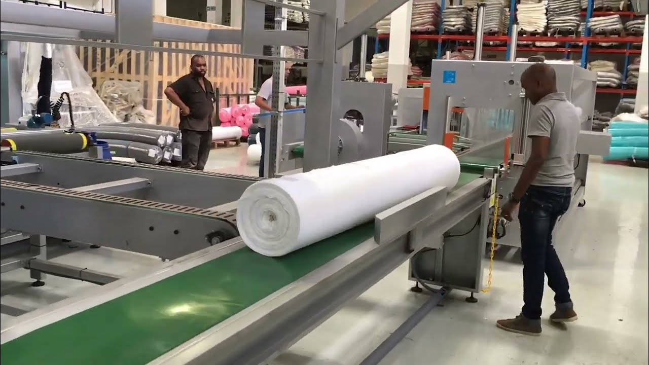 Automated Fabric Roll Packing Line，ST-ARPM，7X Efficiency Boosted!
